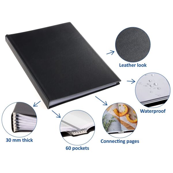 rillstab Portalistini A4 60 Buste Nero