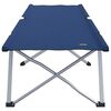 vidaXL Letto da campeggio pieghevole 2 pcs Blu 194 x 62.5 x 42.5 cm