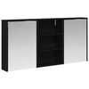 vidaXL Set di Armadi da Bagno 3 pz 126 x 16 x 62.5 cm