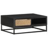 vidaXL Tavolino da Salotto 90x60x35 cm in Legno Massello di Mango
