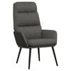 vidaXL Sedia Relax Grigio Scuro in Tessuto