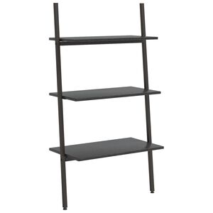 vidaXL Scaffale Pendente a 3 Livelli Nero 64x34x116cm
