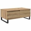 vidaXL Tavolino da salotto Rovere artigianale 90 x 50 x 36,5 cm