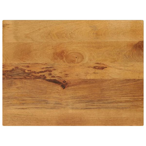 vidaXL Piano per Tavolo 90x70x3,8 cm Rettangolare Legno Massello Mango