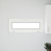vidaXL Finestra Seminterrato RISOR 100x40 cm Tilt 2 Vetri Bianco