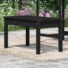 vidaXL Panca da Giardino Nera 80x44x45 cm Legno Massello di Pino