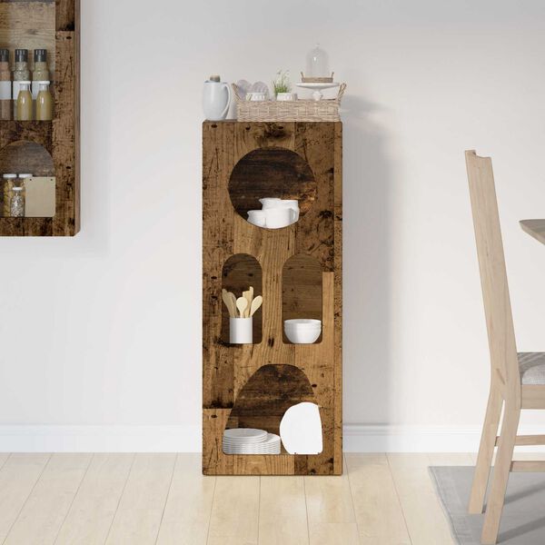 vidaXL Credenza Legno vecchio 40 x 35 x 100.5 cm Legno multistrato