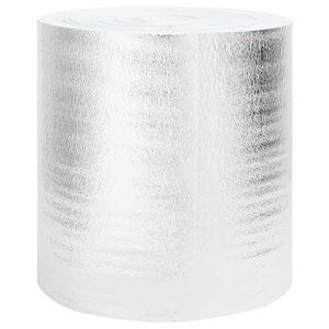 vidaXL Riflettore di calore per termosifoni Argento 5 x 0,5 m
