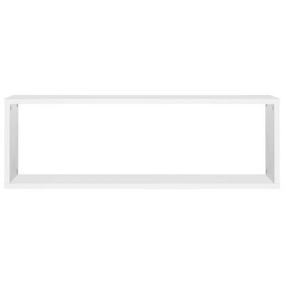 Mensole A Cubo VidaXL 4 Pezzi - 60x15x23 Cm Bianche | Per Parete E Organizzazione