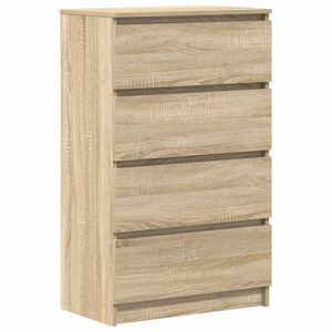 vidaXL Credenza Rovere Sonoma 60x35x98,5 cm in Legno Multistrato