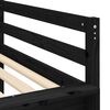 vidaXL Letto a Soppalco con Tunnel Bambini Bianco e Nero 80x200cm Pino