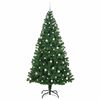 vidaXL Albero di Natale artificiale con 300 LED Verde 240 cm