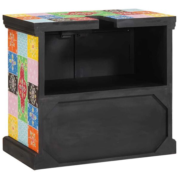 vidaXL Armadio sottolavello con archiviazione Marrone 60 x 35 x 55 cm