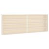 vidaXL Teca da Collezione in Legno con Porte 100x8,5x37 cm