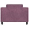 vidaXL Struttura letto bambini con testata Viola 80 x 200 cm Velluto