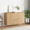 vidaXL Credenza Rovere Sonoma 101,5x35x70 cm in Legno Multistrato