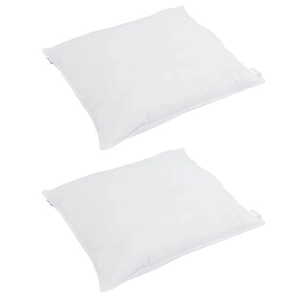 vidaXL Duvet Invernale con cuscino 3 pcs Bianco Piuma d'anatra