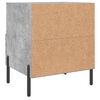 vidaXL Comodini 2 pz Grigio Cemento 40x35x47,5 cm in Legno Multistrato
