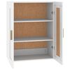 vidaXL Mobile a Parete Bianco 69,5x32,5x90 cm in Legno Multistrato