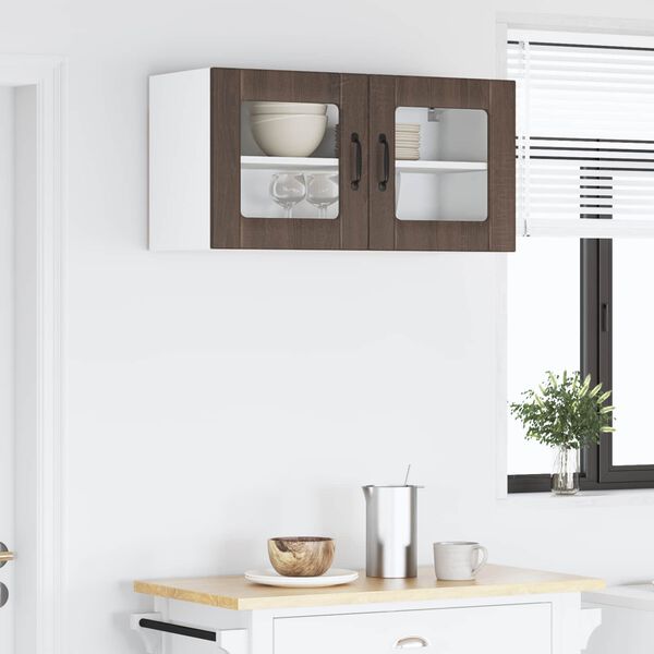 vidaXL Mobile da cucina Rovere Marrone 80 x 31 x 40 cm