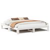 vidaXL Letto senza Materasso Bianco 180x200 cm Legno Massello di Pino
