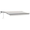 vidaXL Tenda retrattile Grigio chiaro e bianco 600 &times; 300 cm