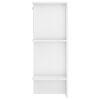 vidaXL Scaffale da Corridoio Bianco 97,5x37x99 cm in Legno Multistrato