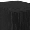 vidaXL Credenza Rovere Nero 40 x 42,5 x 185 cm