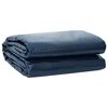 vidaXL Copertura per piscina extra pesante Nero e Blu 488 x 244 cm PE