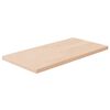 vidaXL Ripiano 40x20x1,5 cm Legno Massello di Rovere Non Trattato