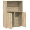 vidaXL Libreria Rovere Sonoma 60x24x85 cm in Legno Multistrato