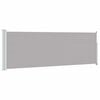 vidaXL Tenda Laterale Retrattile per Patio 100x314 cm Grigio