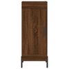 vidaXL Credenza Rovere Marrone 34,5x34x180 cm in Legno Multistrato