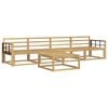 vidaXL Set di divani da esterno 5 pcs Bianco 79 x 79 x 37 cm