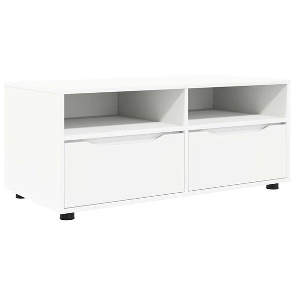 vidaXL Mobile TV Bianco 100 x 48 x 43 cm Legno multistrato