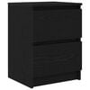 vidaXL Mobile Porta TV Nero 40x35x54 cm in Legno Multistrato