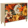 vidaXL Credenza GENNEP Sonoma 102 x 33 x 75 cm Legno ingegnerizzato
