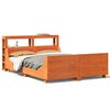 vidaXL Letto senza Materasso Marrone Cera 120x190 cm in Legno di Pino