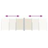 vidaXL Tenda da Sole Laterale Retrattile Crema 180x600 cm