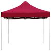 vidaXL Gazebo Professionale Pieghevole Alluminio 4,5x3 m Rosso Vino