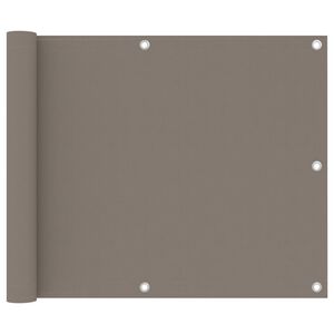 vidaXL Paravento da Balcone Talpa 75x300 cm Tessuto Oxford