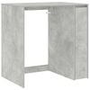 vidaXL Mobiletto per lavatrice Grigio cemento 87 x 60 x 89 cm