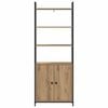 vidaXL Armadio per Libri Rovere artigianale 60 x 24 x 161 cm