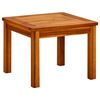 vidaXL Tavolino da Giardino 45x45x36 cm in Legno Massello di Acacia