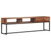 vidaXL Mobile Porta TV 160x30x45 cm in Legno Massello di Acacia