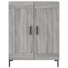 vidaXL Credenza Grigio Sonoma 69,5x34x90 cm in Legno Multistrato