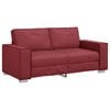 vidaXL Divano a due posti Rosso Vino 180 cm Pelle Sintetica