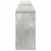 vidaXL Mensole Parete Cubo 6pz Grigio Cemento 100x15x30 cm Multistrato