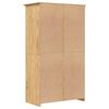 vidaXL Guardaroba con porta BODO Marrone miele 53,5 x 99 x 173 cm