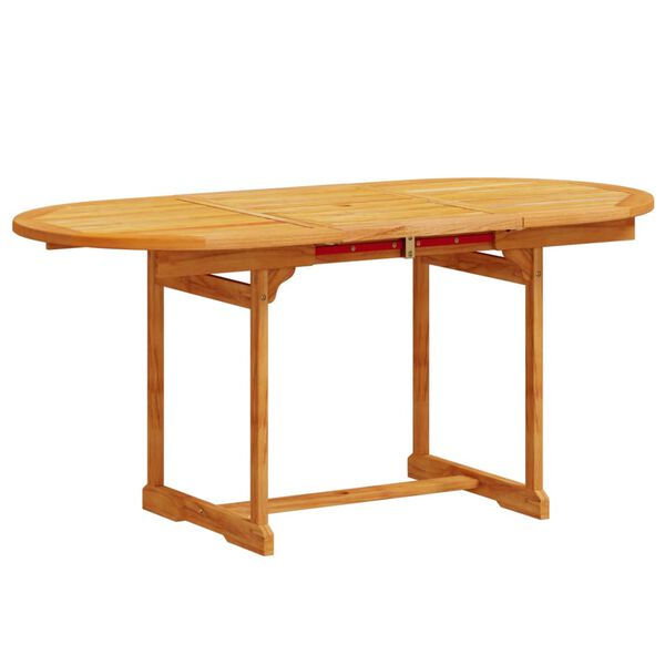vidaXL Set Pranzo da Giardino 7pz Legno Massello di Acacia e Textilene